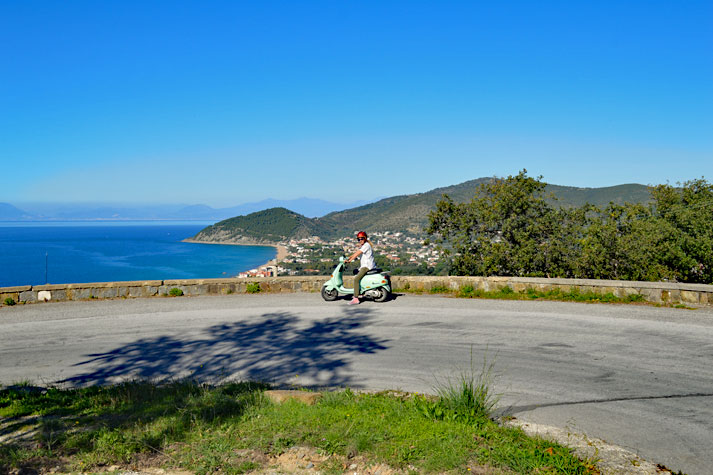 mit der Vespa durchs Cilento