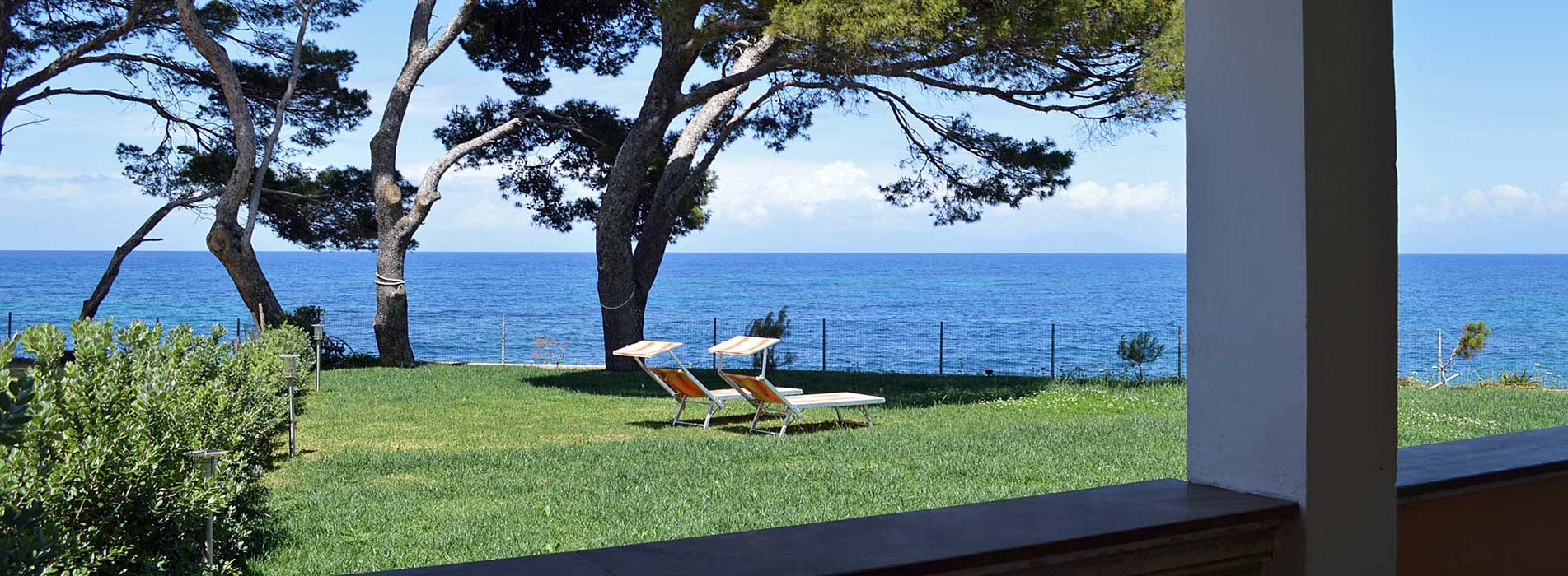 Casa Mare, Ferienwohnung mit großem Garten am Meer im Cilento