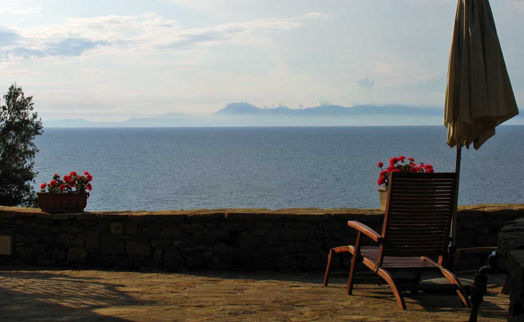 Meerblick von der Ferienwohnung Casa Leucosia