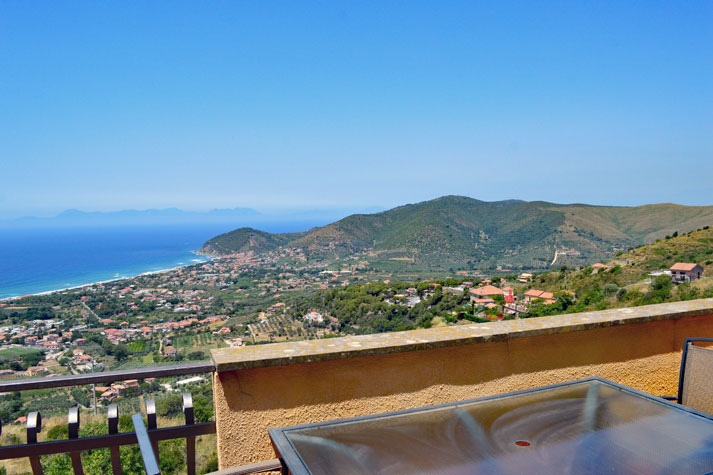 Ferienhaus Poggio al Sole, Panoramablick aufs Meer