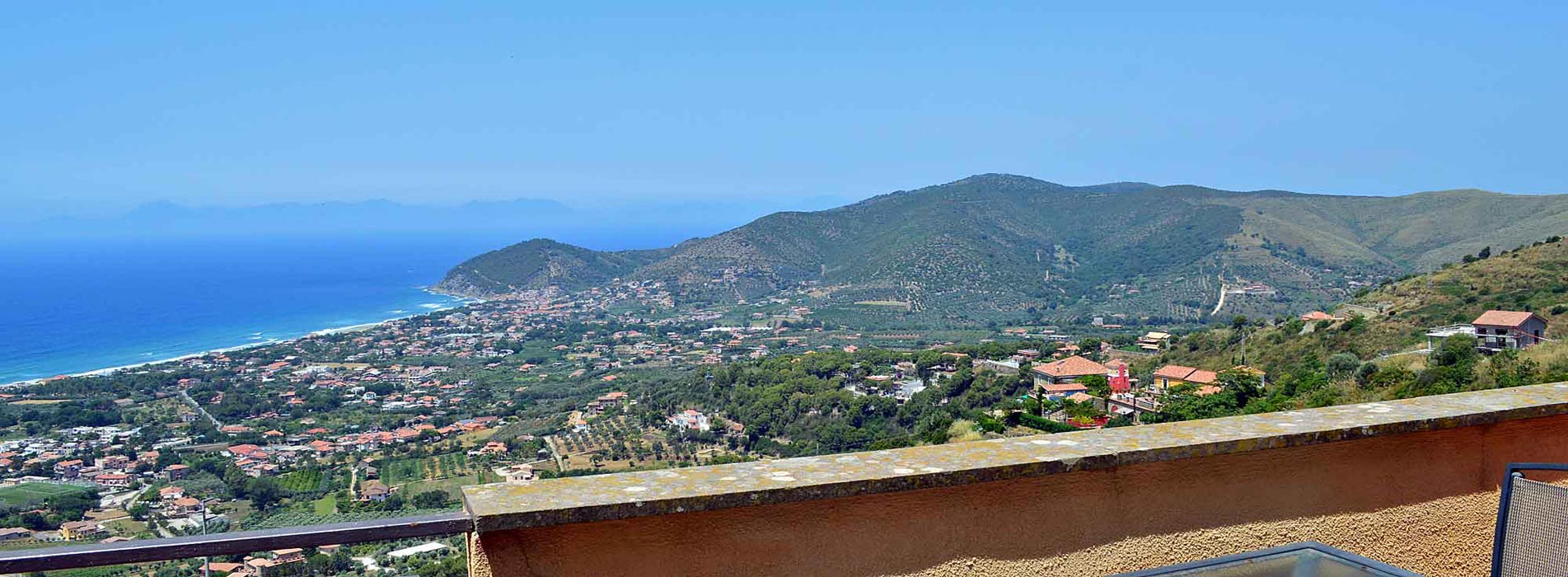 Ferienhaus Poggio al Sole, Panoramablick aufs Meer