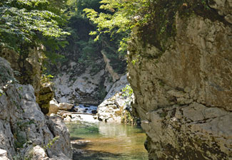 Wanderung durch die Caloreschlucht