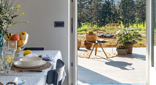  Die Terrasse vor der Küche