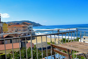 Meerblick vom Palazzo Contessini, Stadtstrand Santa Maria di Castellabate