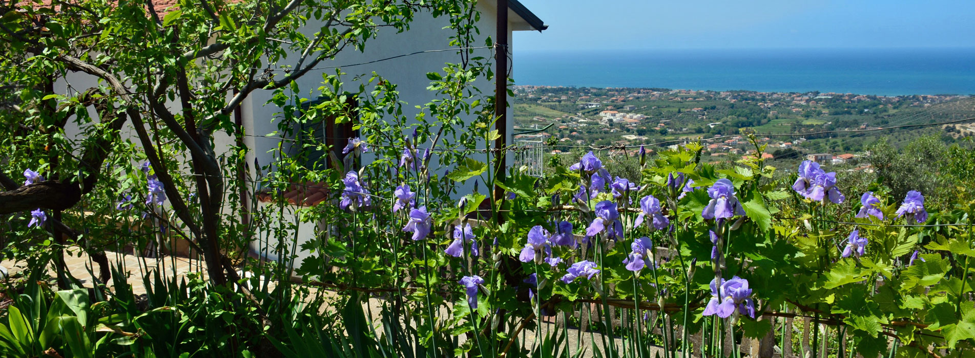 <Ferienhaus mit Meerblick - La Casetta an der Cilentoküste