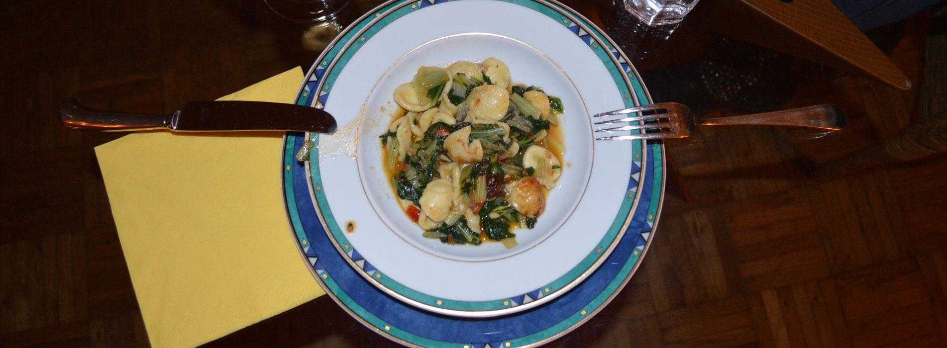 Orecchiette mit wildem Broccoli