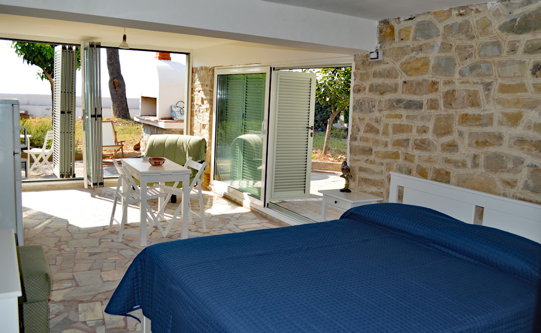 Ausblick aufs Meer vom Ferienhaus La Casetta