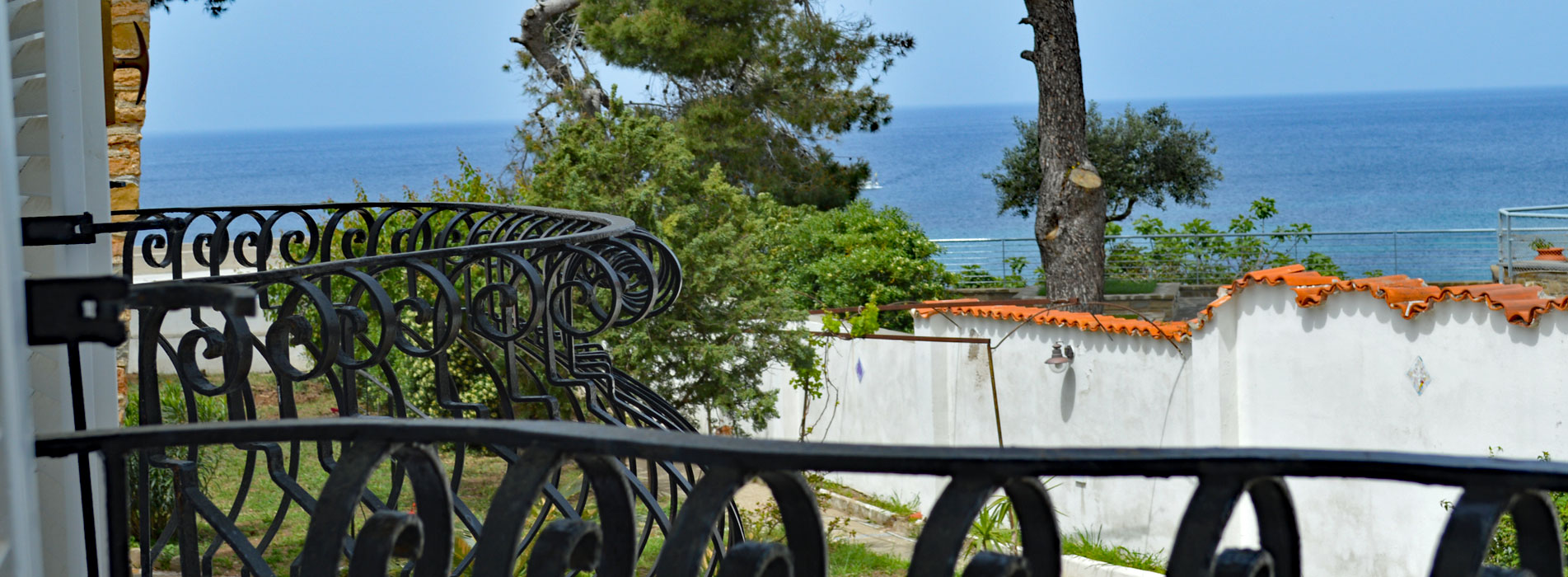 Casa Cielo, Blick vom Balkon aufs Meer
