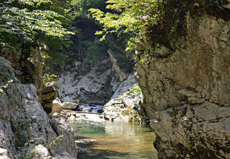 Wanderung durch die Caloreschlucht