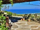 Panoramablick von der Terrasse aufs Meer Panoramablick von der Terrasse aufs Meer