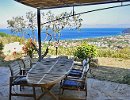 Traumhaftes Panorama von der Terrasse der Casa Luce aufs Meer