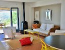 Der helle Wohnraum mit Terrassenzugang Der große, helle Wohnraum mit Zugang zur Terrasse