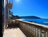 Panoramablick vom Balkon der Suite Panoramablick vom Balkon der Suite aufs Meer, dem Strand und Licosa