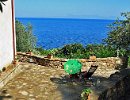 Die Terrasse mit Blick aufs Meer und die Amalfiküste