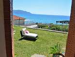 Terrassenblick auf die Licosa-Halbinsel Blick von der Terrasse aufs Meer und auf die Licosa-Halbinsel