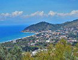 Blick von der Terrasse San Leo III auf die Bucht von Castellabate