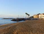 Stadtstrand in Santa Maria di Castellabate, 3 Minuten zu Fuß von den Ferienwohnungen entfernt