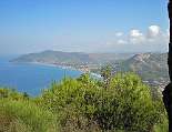 Ausblick vom Monte Licosa Blick vom Monte Licosa auf die Bucht von Castellabate