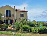 Ferienwohnung Casa Verde, Sonnenterrasse vor der Terrasse mit Blick aufs Meer