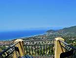 Tresino-Halbinsel und die Amalfiküste Weiter Blick aufs Meer, die Tresino-Halbinsel und die Amalfiküste