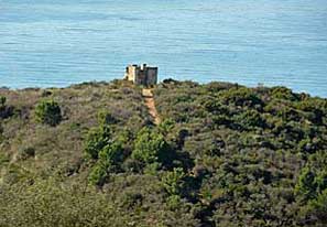 Alter Sarazenenturm auf dem Licosaberg