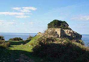 Alter, zerfallener Sarazenenturm