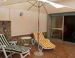 Teil der Terrasse vor dem Doppelzimmer Teil der Terrasse vor dem Doppelzimmer
