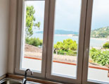 Die offene Küche, mit Blick aufs Meer Die offene Küche, mit Blick aufs Meer