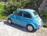 Ein alter 500 in Topform Hier im Cilento oft noch Realität, ein alter 500 in Topform