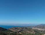 Ausblick vom Monte Tresino auf die nördliche Cilentoküste