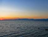 Ein Sonnenuntergang im Cilento Ein Sonnenuntergang im Cilento - rechts die Amalfiküste und links Capri