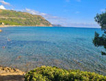 Der lange Sandstrand bei Ogliastro Marina Der lange Sandstrand bei Ogliastro Marina