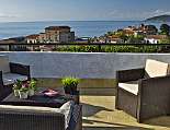 Ausblick von der Dachterrasse aufs Meer Ausblick von der Dachterrasse aufs Meer