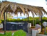 Überdachte Terrasse, Caretta I Überdachte Terrasse der Ferienwohnung Caretta I
